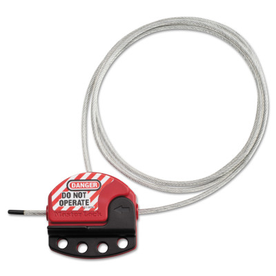 6 FOOT ADJUSTABLE CABLELOCKOUT-MASTER LOCK*470-470-S806