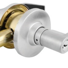 COMMERCIAL LEVER-ENTRY SATIN CHRME KA4 SCHLAGE C-MASTER LOCK*470-470-SLC0126DKA4