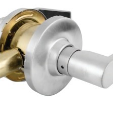 COMMERCIAL CYL LOCKSET LEVER-PRIVACY SATIN CHRME-MASTER LOCK*470-470-SLC0326D