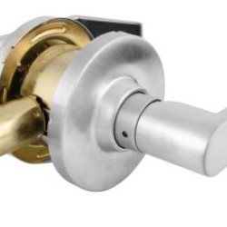 COMMERCIAL CYL LOCKSET LEVER-PRIVACY SATIN CHRME-MASTER LOCK*470-470-SLC0326D