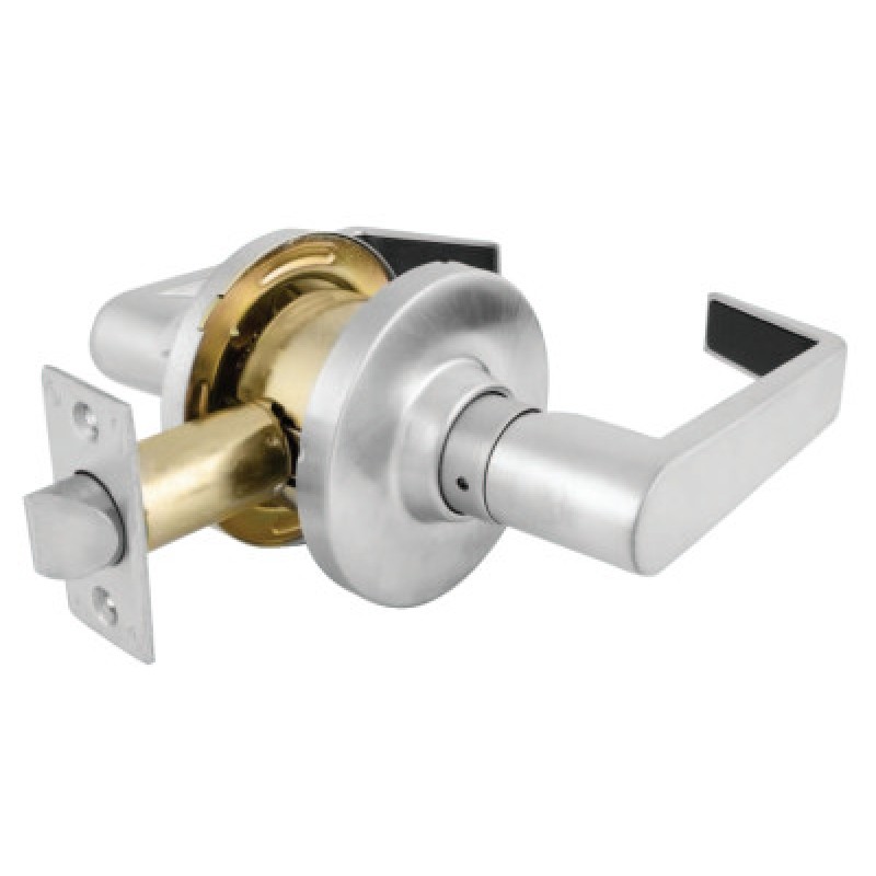 COMMERCIAL CYL LOCKSET LEVER-PRIVACY SATIN CHRME-MASTER LOCK*470-470-SLC0326D