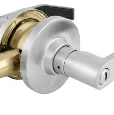 COMMERCIAL CYL LOCKSET LEVER-PASSAGE SATIN CHRME-MASTER LOCK*470-470-SLC0426D