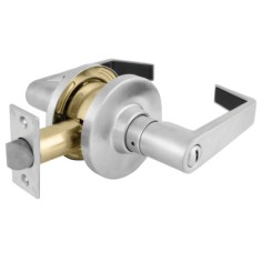 COMMERCIAL CYL LOCKSET LEVER-PASSAGE SATIN CHRME-MASTER LOCK*470-470-SLC0426D