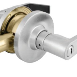 COMMERCIAL CYL LOCKSET LEVER-PASSAGE SATIN CHRME-MASTER LOCK*470-470-SLC0426D