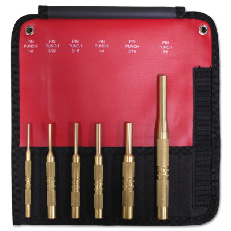 P PC BRASS PIN PUNCH SET-MAYHEW **479**-479-67007