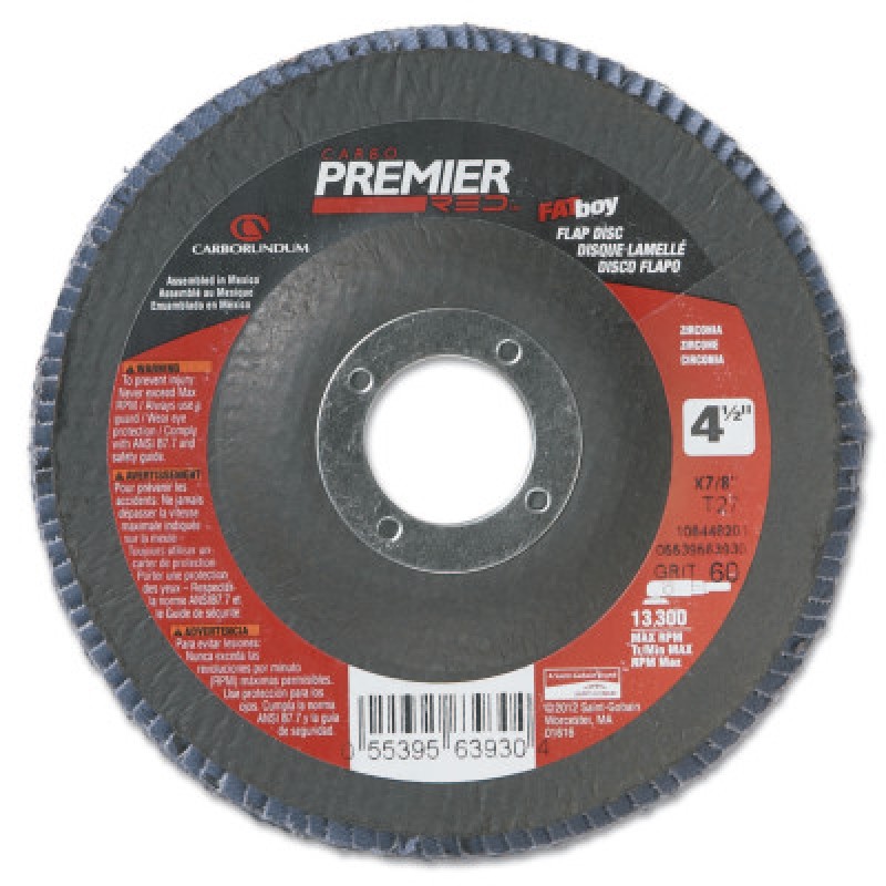 PRMR RED ZIRC ALUM TYPE27-FAT BOY 7X5/8-11 40-ST GOBAIN-544-481-05539570542