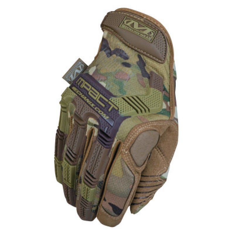 M-PACT MULTICAM GLOVES (LARGE  CAMOUFLAGE)-MECHANIX WEAR-484-MPT-78-010