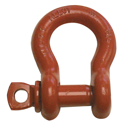 1-1/8" ANCHOR SHACKLE GALVANIZED SCREW PIN-COLUMBUS MCKINN-490-M655G
