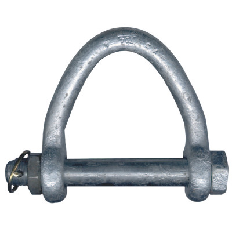 1-1/8" HD GALVANIZED WEBSLING SHACKLE 6" WEBBING-COLUMBUS MCKINN-490-M706H