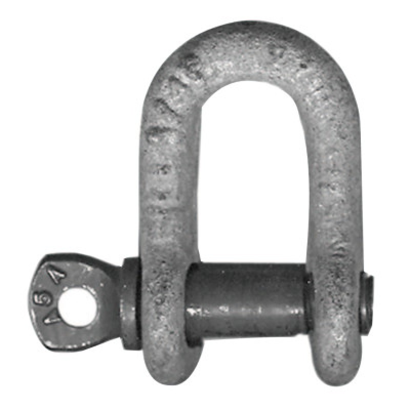 1-3/4" D-PATTERN SCREW PIN CHAIN SHACKLE GAL-COLUMBUS MCKINN-490-M777G