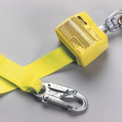 WEB LANYARD 10' WEB 3600LB CARABINER SNAP HOOK-HONEYWELL-SPERI-493-8327-Z7/10FTYL