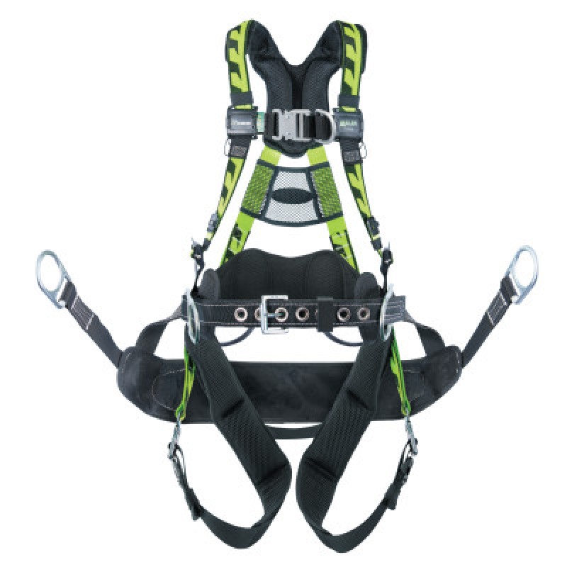AIRCORE TOWER HARNESS QUICK BUCKLES BOSUN GREEN-HONEYWELL-SPERI-493-ACT-QCBCUG