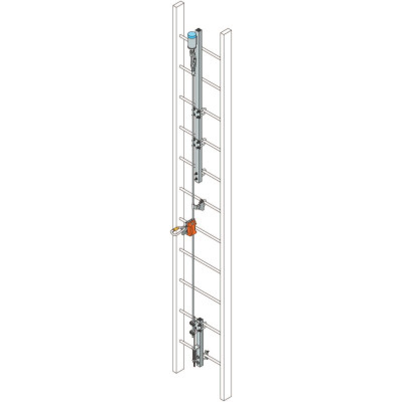 VI-GO 40FT LADDER CLIMBING SAFETY SYSTEM-HONEYWELL-SPERI-493-VG/40FT