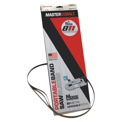 HIGHPERF. PORTABLE BANDSAW BLADES; HEAVY DUTY-M K MORSE *497*-497-ZWEP44811MC