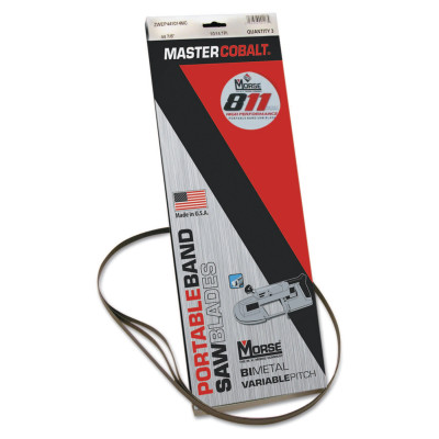 HIGHPERF. PORTABLE BANDSAW BLADES; HEAVY DUTY-M K MORSE *497*-497-ZWEP44811MCB