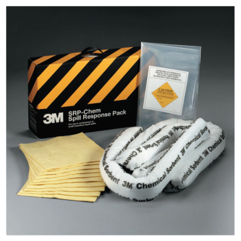 CHEMICAL SPILL RESPONSEPACK 3 PACKS PER-3M COMPANY-498-SRP-CHEM