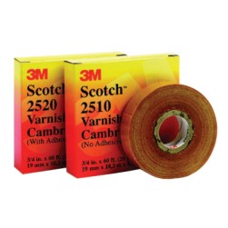 2520 3/4" X 36 YDS VARNISHED CAMBRIC TAPE-3M COMPANY-500-483500