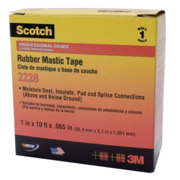 2228 2"X10' RUBBER MASTIC TAPE-3M COMPANY-500-096566