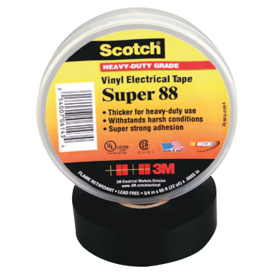 88 1-1/2X44 VINYL ELECTRICAL TAPE-3M COMPANY-500-103646