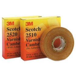 2510 1X36 VARNISHED CAMBRIC TAPE-3M COMPANY-500-106876