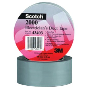 2"X50YDS EMBOSSED VINYLDUCT TAPE-3M COMPANY-500-434030