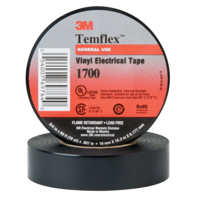 1755 3/4"X60' FRICTION TAPE-3M COMPANY-500-571736