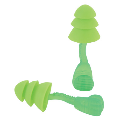 GLIDE TRIPLE FLANGE REUSABLE EARPLUG CRD NRR 27-MOLDEX-METRIC-507-6445