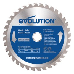 STEEL CUTTING BLADE 7"-EVOLUTION POWER-510-180BLADEST