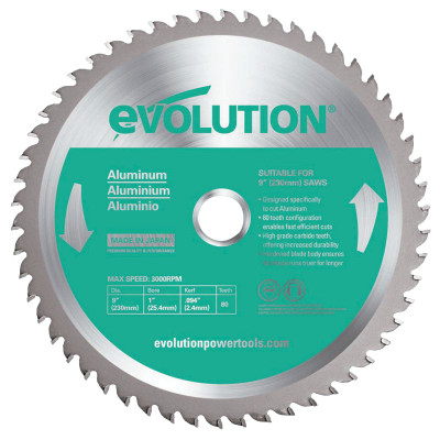 STEEL CUTTING BLADE 9"-EVOLUTION POWER-510-230BLADE-ST