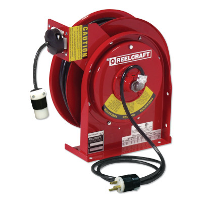 CORD REEL 12/3 X 45' 20AMP SINGLE OUTLET W CORD-REELCRAFT INDUS-523-L45451233A