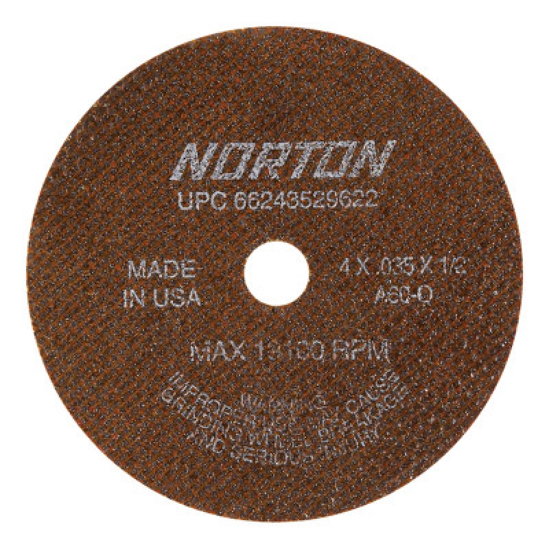 4"X.035"X1/2" A60OBNA2 GRINDING WHEEL-ST GOBAIN-544-547-66243529622