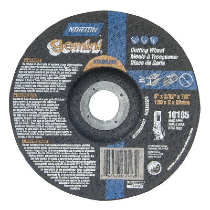 A30V-6"X3/32"X7/8"-T42 NOR-GEMINI-ST GOBAIN-544-547-66252841906