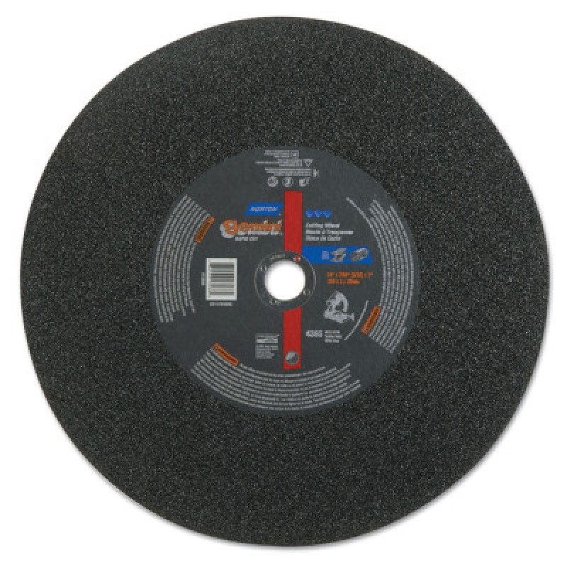 14X7/64X1 GEMINI RAPID CUT TYPE 41 CUTOFF WHEEL-ST GOBAIN-544-547-66253313588