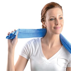 MIRACOOL COOLING NECK TOWEL BLUE-OCCUNOMIX-561-931-BL