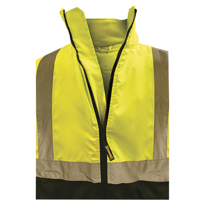 CL3 BLK BOTTOM BOMBER JACKET  POLY YEL  SZ M-OCCUNOMIX-561-LUX-250-JB-BYM