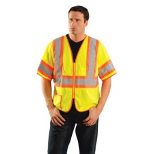 OCCULUX 2 TONE MESH VESTW/ZIPPER 2XL-OCCUNOMIX-561-LUX-HSCLC3Z-Y2X