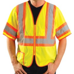OCCULUX 2 TONE MESH VESTW/ZIPPER 2XL-OCCUNOMIX-561-LUX-HSCLC3Z-Y2X