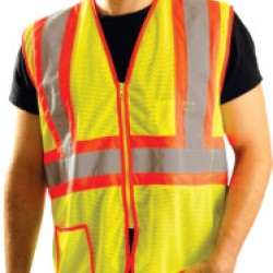OCCULUX 2 TONE MESH VESTW/ZIPPER 2XL-OCCUNOMIX-561-LUX-SSCLC2Z-Y2X