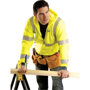 2X OCCULUX HOOD SWEATSHIRT: YELLOW-OCCUNOMIX-561-LUX-SWT3HZ-Y2X
