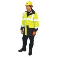 RAINJCKTW/HOOD 3MBEADEDTAPE ZIP/SNAP CL3 YEL XL-OCCUNOMIX-561-LUX-TJR-YXL