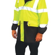 RAINJCKTW/HOOD 3MBEADEDTAPE ZIP/SNAP CL3 YEL XL-OCCUNOMIX-561-LUX-TJR-YXL
