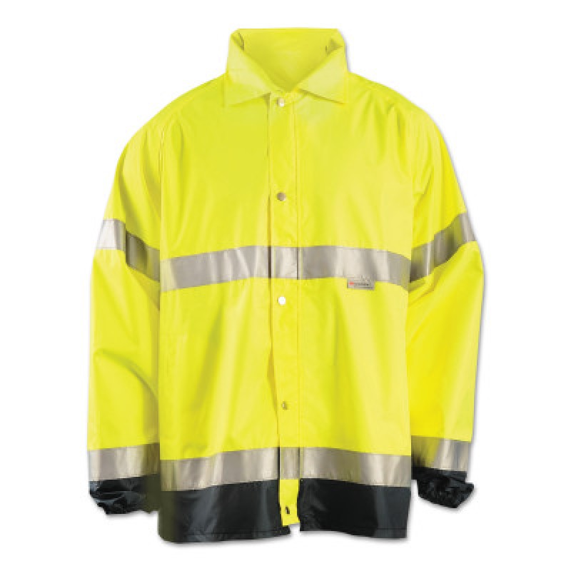 RAINJCKTW/HOOD 3MBEADEDTAPE ZIP/SNAP CL3 YEL S-OCCUNOMIX-561-LUX-TJR-YS