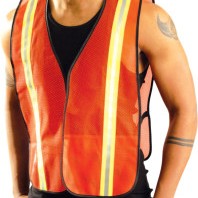 XL OCCULUX 2-TONE MESH VEST:ORANGE-OCCUNOMIX-561-LUX-XTTM-OXL