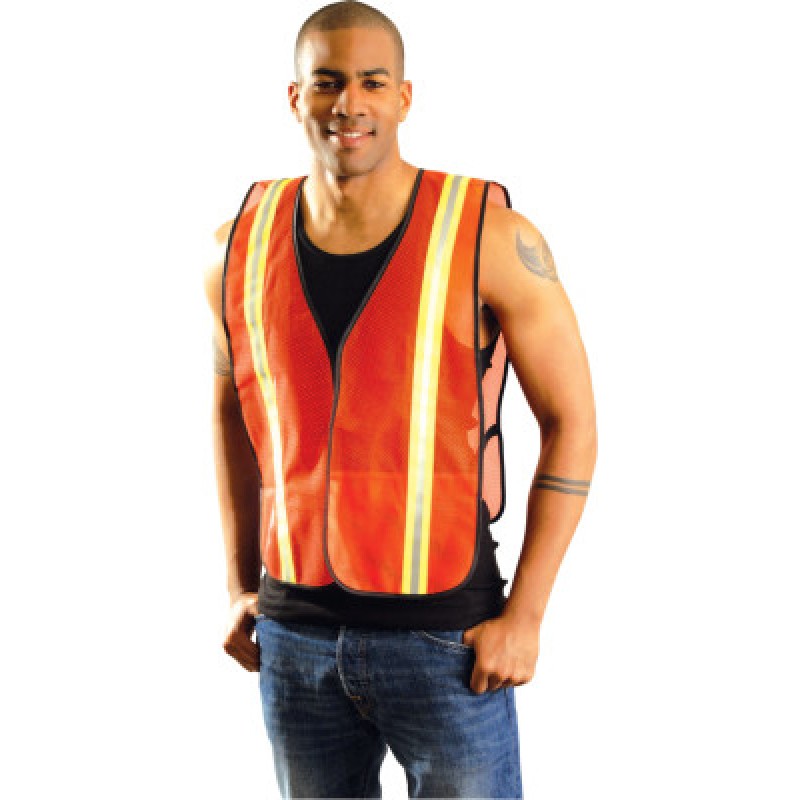 4X OCCULUX 2-TONE MESH VEST:ORANGE-OCCUNOMIX-561-LUX-XTTM-O4X