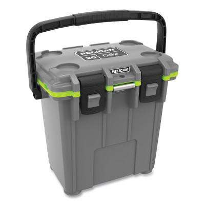 IM 20QT ELITE COOLER DKGRY/EGRN-PELICAN PRODUCT-562-20Q-1-DKGRYEGRN