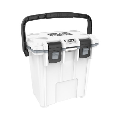 IM 20QT ELITE COOLER WHT/GRY-PELICAN PRODUCT-562-20Q-1-WHTGRY