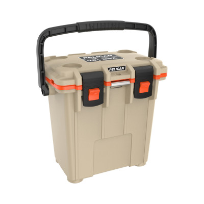 IM 20QT ELITE COOLER TAN/ORG-PELICAN PRODUCT-562-20Q-2-TANORG