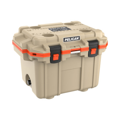 IM 30QT ELITE COOLER TAN/ORG-PELICAN PRODUCT-562-30Q-2-TANORG