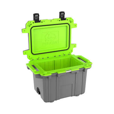 IM 50QT ELITE COOLER DKGRY/EGRN-PELICAN PRODUCT-562-50Q-1-DKGRYEGRN