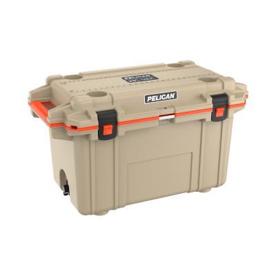 IM 70QT ELITE COOLER TAN/ORG-PELICAN PRODUCT-562-70Q-2-TANORG